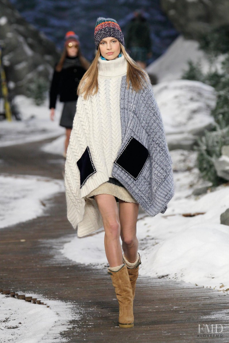 Elisabeth Erm featured in  the Tommy Hilfiger fashion show for Autumn/Winter 2014