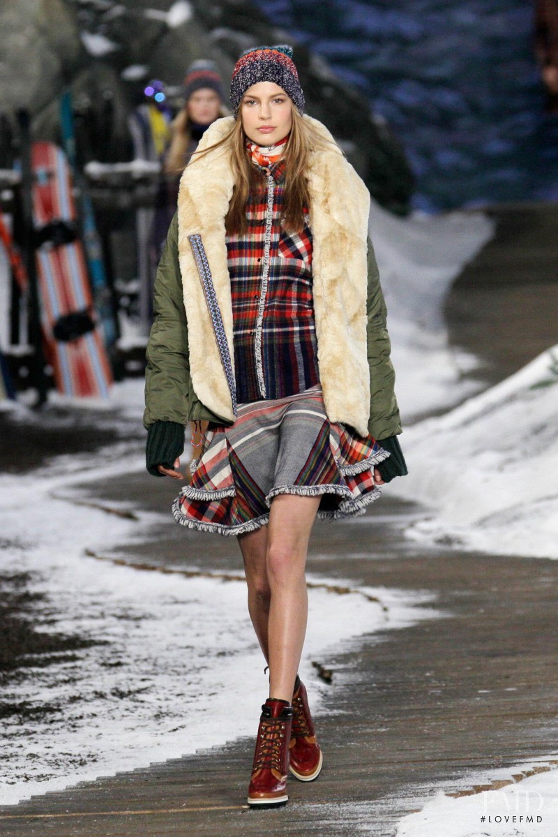 Elisabeth Erm featured in  the Tommy Hilfiger fashion show for Autumn/Winter 2014