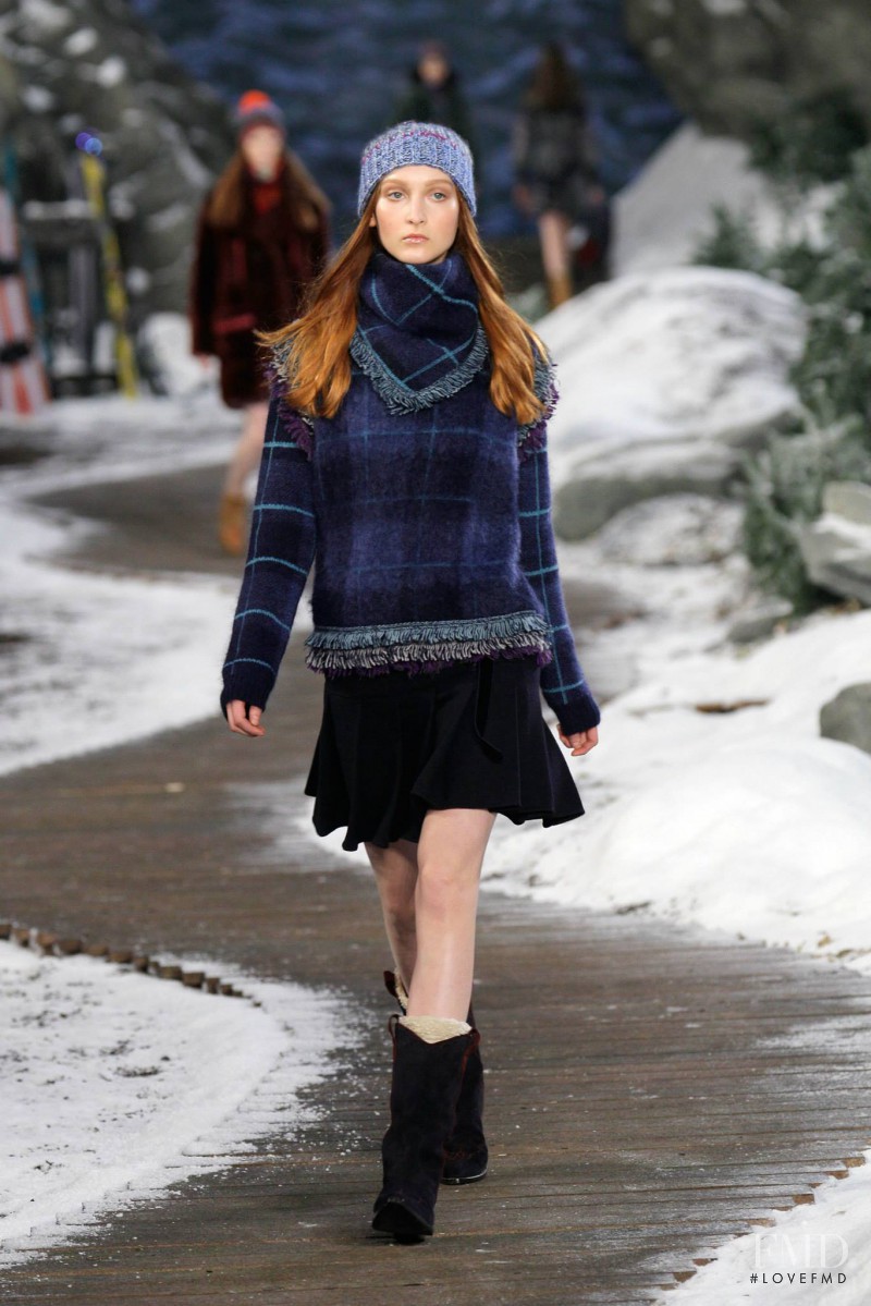 Nika Cole featured in  the Tommy Hilfiger fashion show for Autumn/Winter 2014