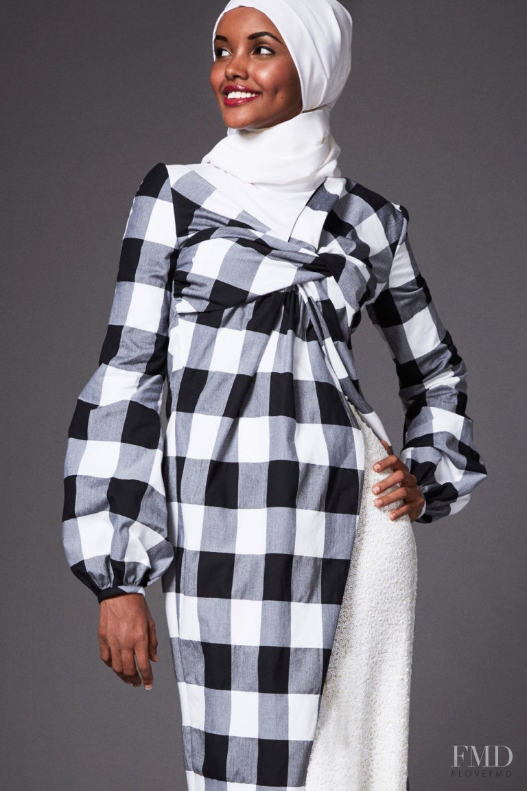 Halima Aden featured in  the Sem Sem lookbook for Spring/Summer 2018