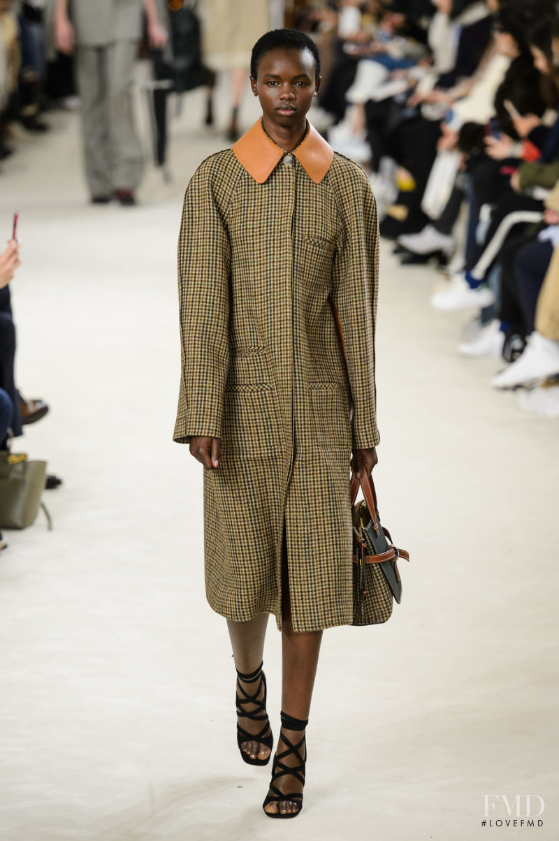 Akiima Ajak featured in  the Loewe fashion show for Autumn/Winter 2018