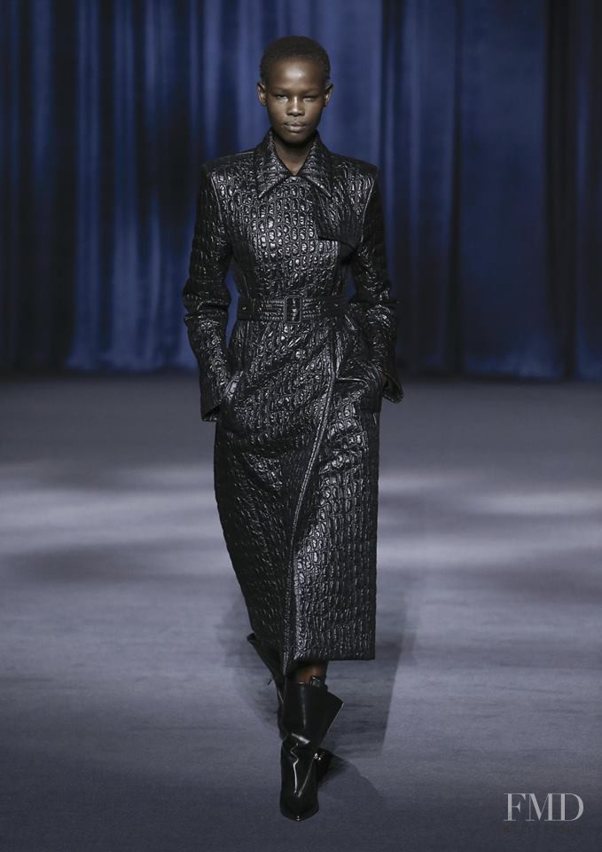 Shanelle Nyasiase featured in  the Givenchy fashion show for Autumn/Winter 2018