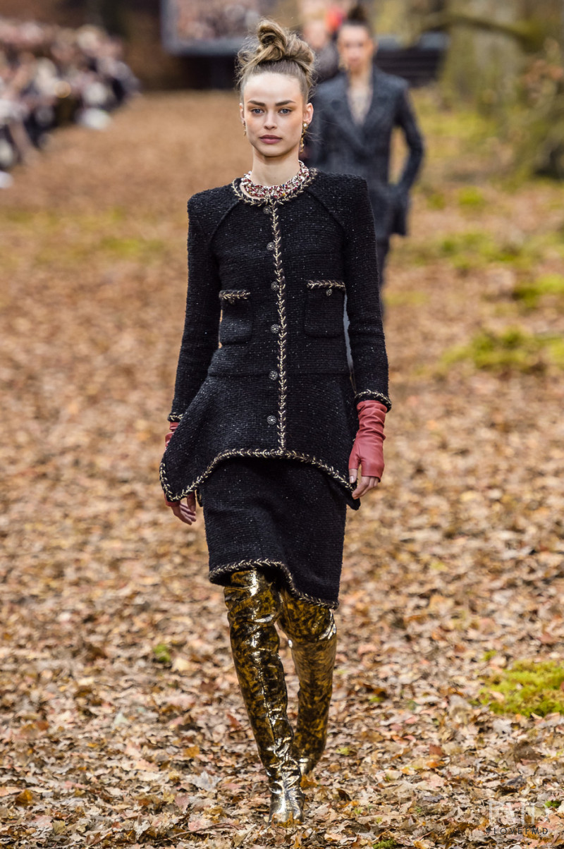 Birgit Kos featured in  the Chanel fashion show for Autumn/Winter 2018