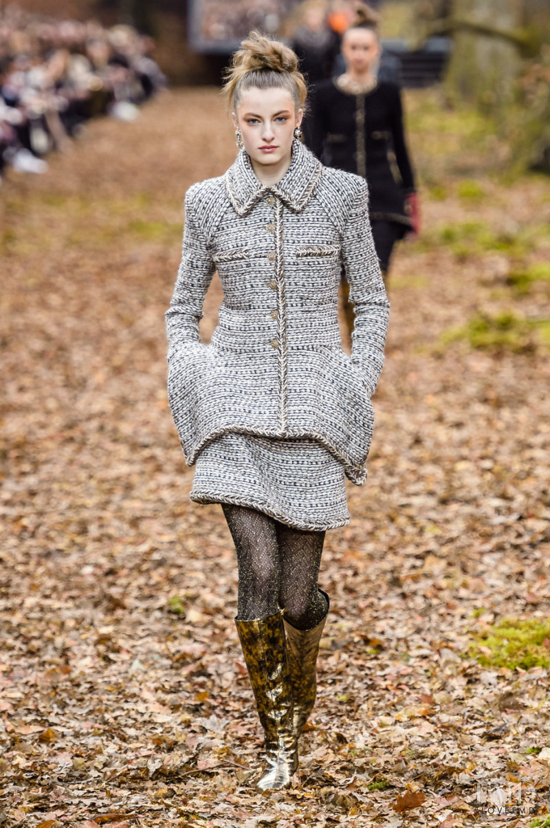 Felice Noordhoff featured in  the Chanel fashion show for Autumn/Winter 2018