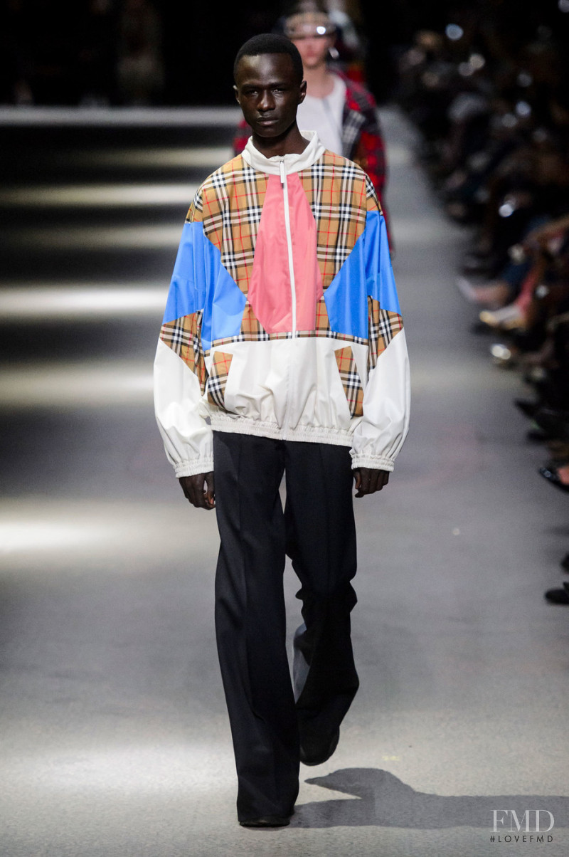 Malick Bodian featured in  the Burberry fashion show for Spring/Summer 2018