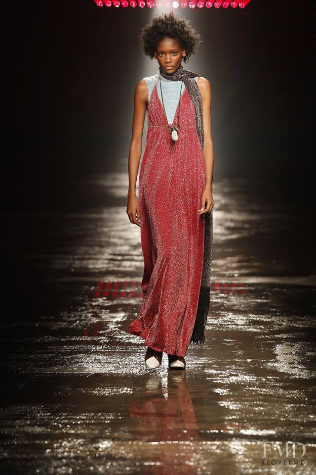 Elibeidy Dani featured in  the Missoni fashion show for Autumn/Winter 2018