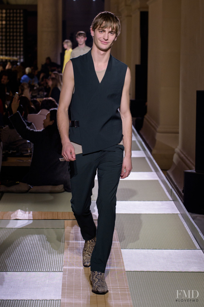 Ben Allen featured in  the H&M fashion show for Spring/Summer 2018