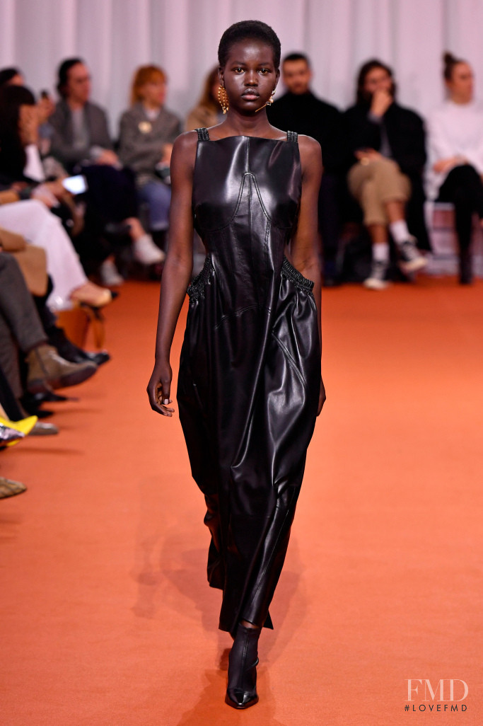 Adut Akech Bior featured in  the Ellery fashion show for Spring/Summer 2018