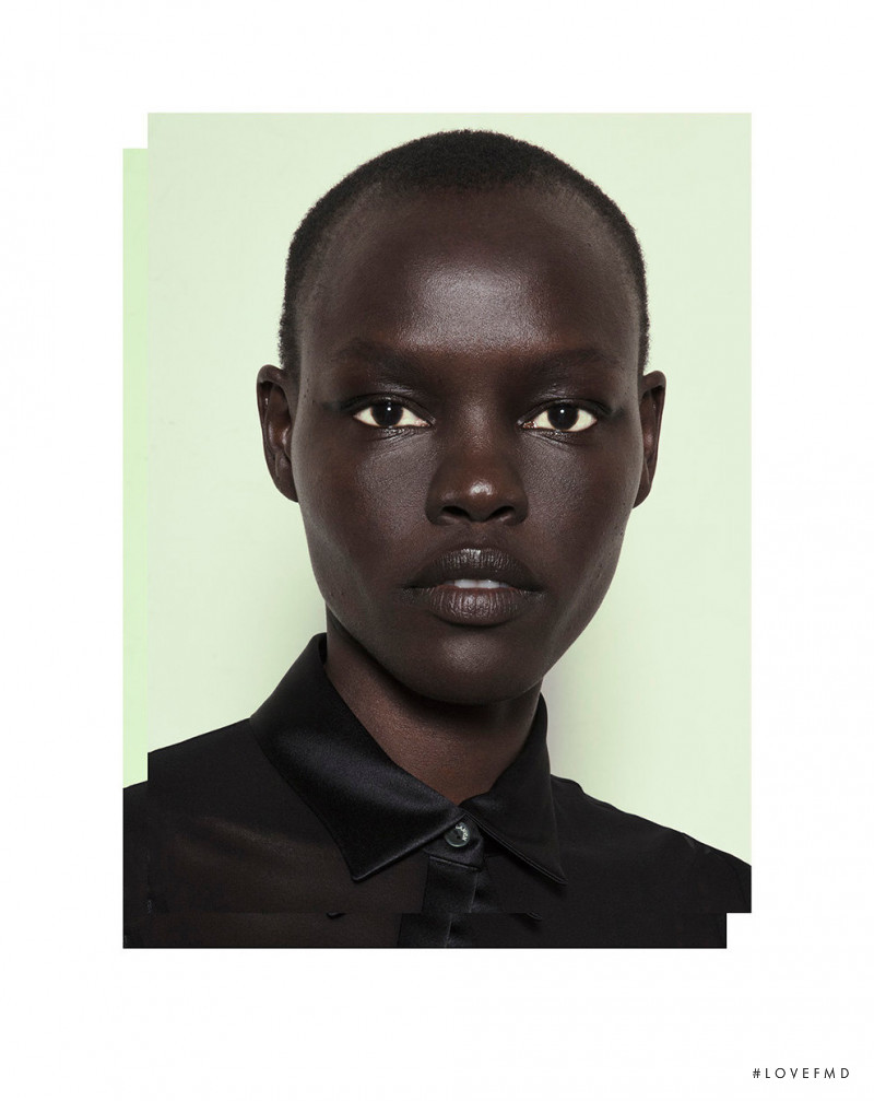 Grace Bol featured in  the Lanvin lookbook for Spring/Summer 2018