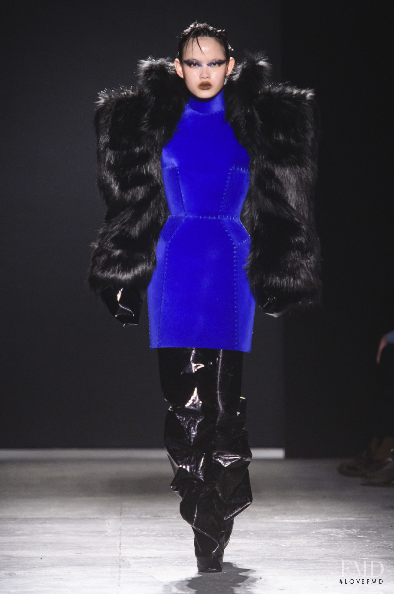 Xie Chaoyu featured in  the Gareth Pugh fashion show for Autumn/Winter 2018