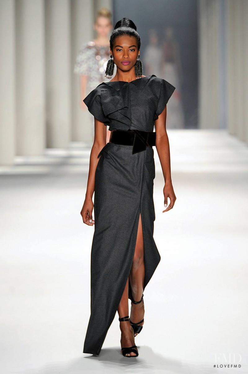 Sharam Diniz featured in  the Carolina Herrera fashion show for Autumn/Winter 2014