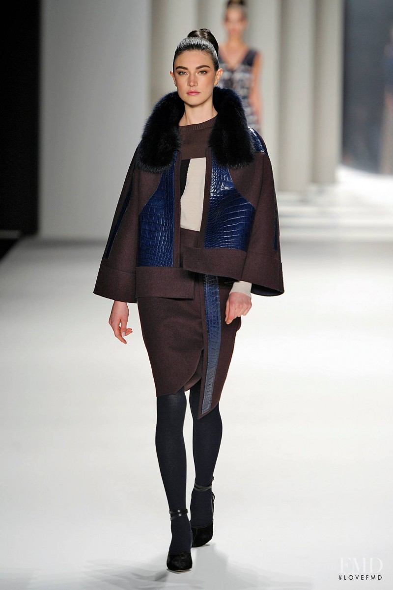 Jacquelyn Jablonski featured in  the Carolina Herrera fashion show for Autumn/Winter 2014