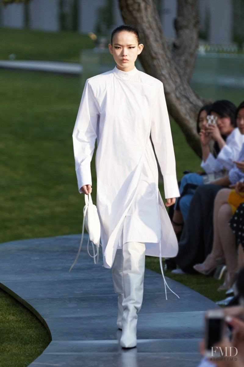 Xie Chaoyu featured in  the MO&Co. fashion show for Autumn/Winter 2018