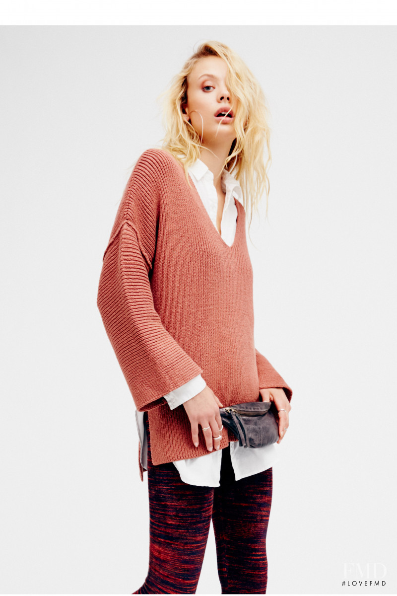Victoria Germyn featured in  the Free People catalogue for Autumn/Winter 2016