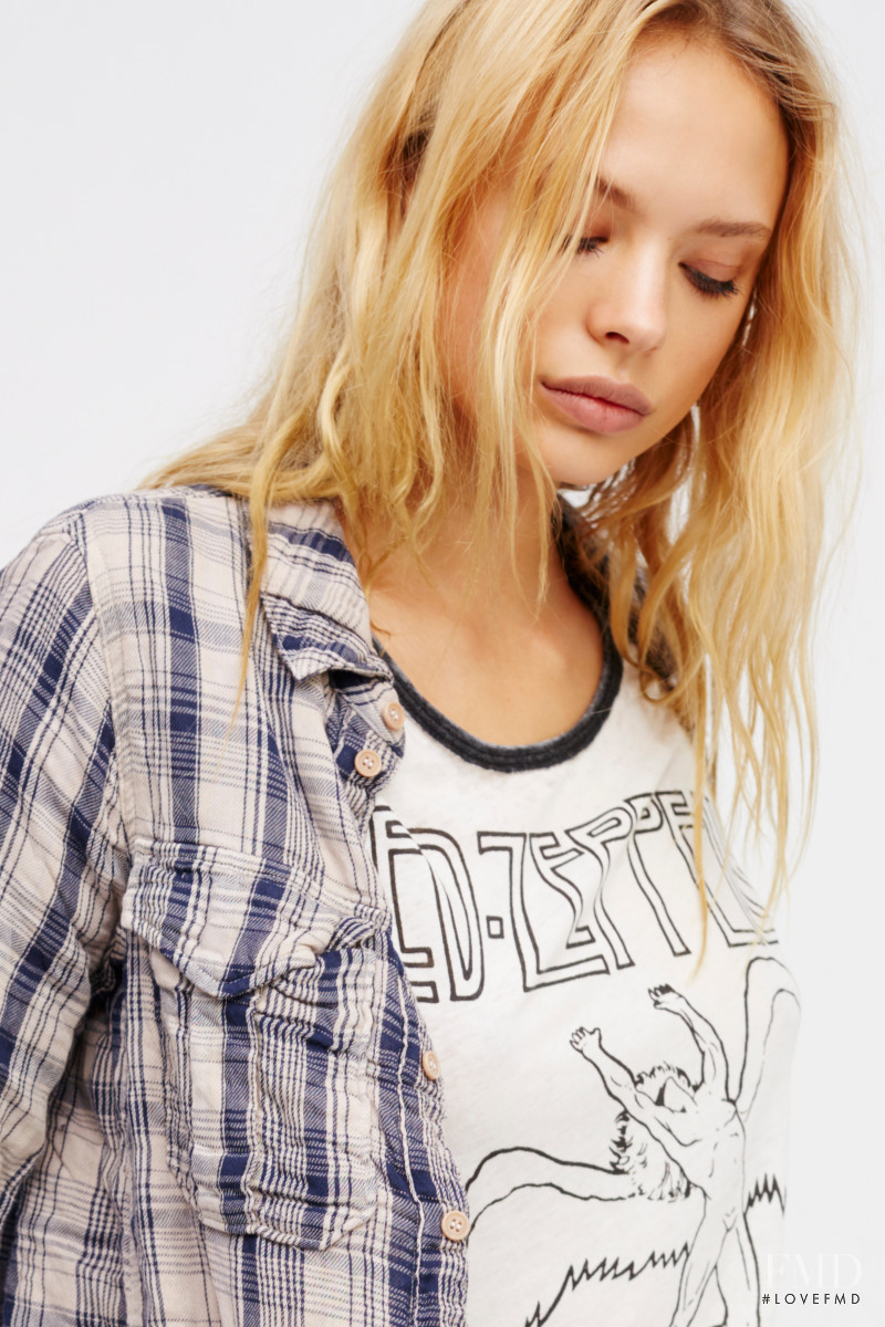 Victoria Germyn featured in  the Free People catalogue for Autumn/Winter 2016