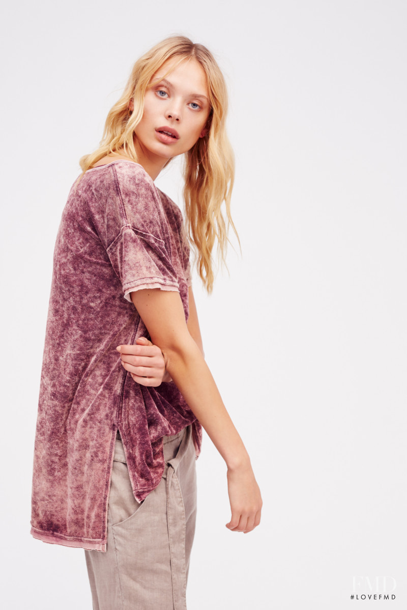 Victoria Germyn featured in  the Free People catalogue for Autumn/Winter 2016