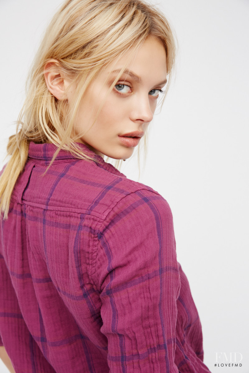 Victoria Germyn featured in  the Free People catalogue for Autumn/Winter 2016