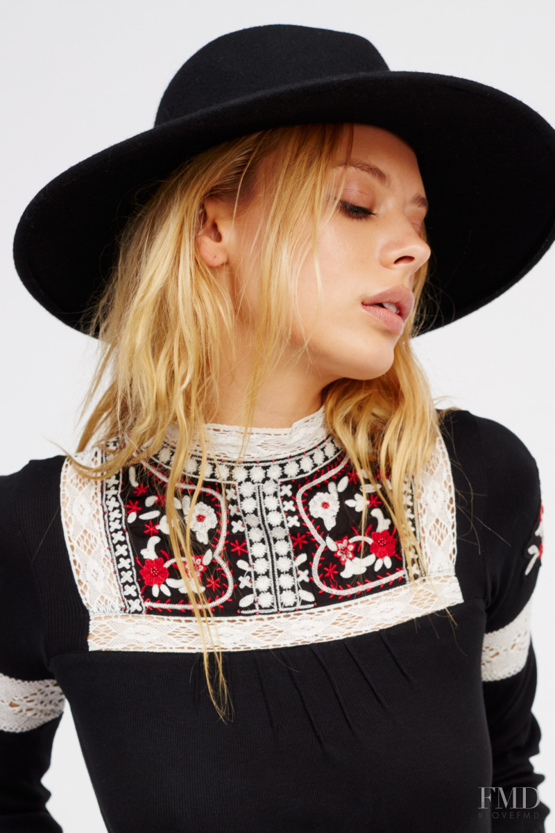 Victoria Germyn featured in  the Free People catalogue for Autumn/Winter 2016