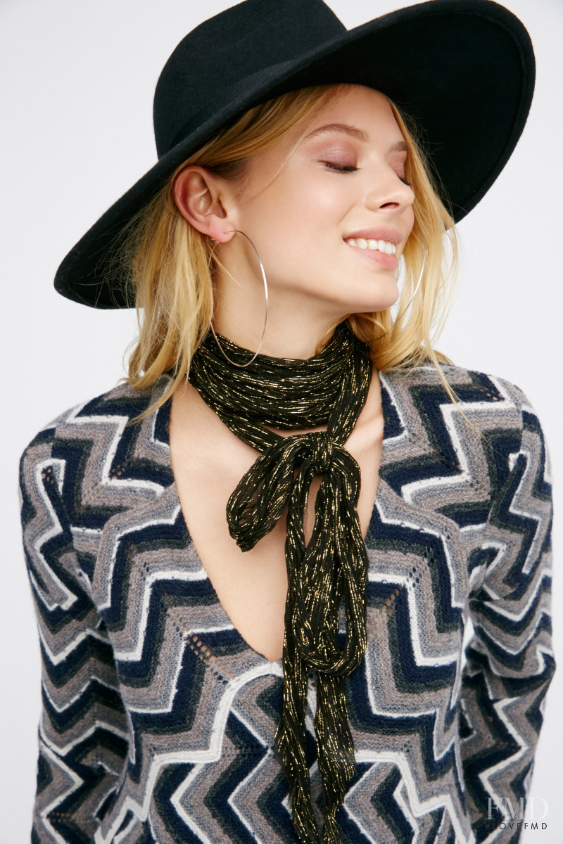 Victoria Germyn featured in  the Free People catalogue for Autumn/Winter 2016