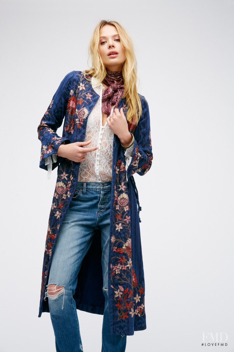 Victoria Germyn featured in  the Free People catalogue for Autumn/Winter 2016