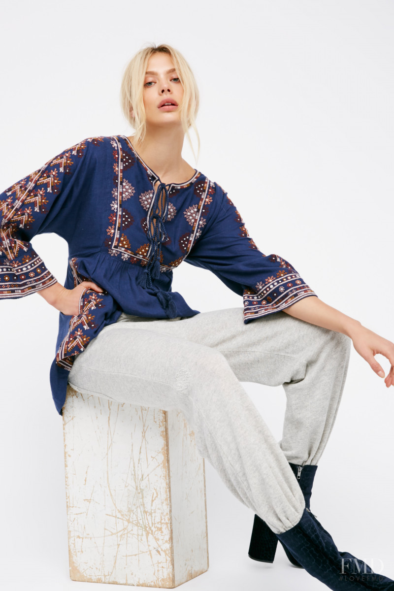 Victoria Germyn featured in  the Free People catalogue for Spring/Summer 2017