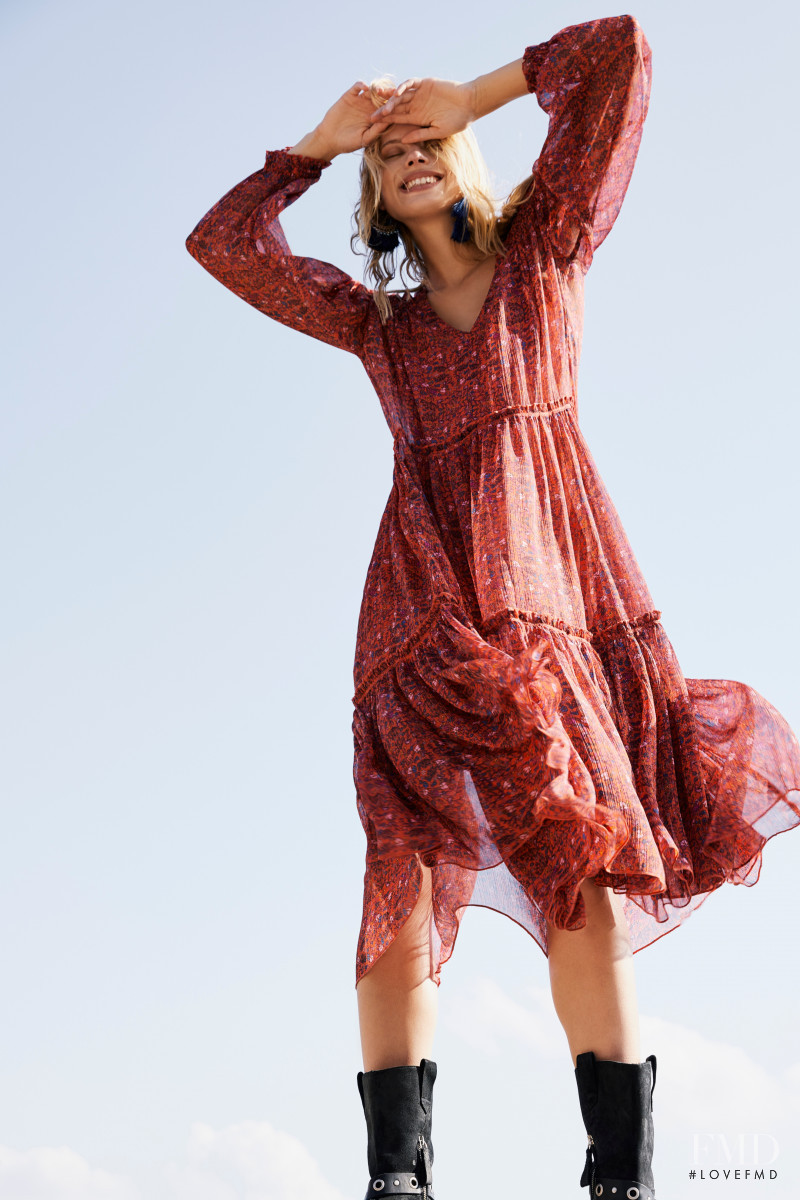 Victoria Germyn featured in  the Free People catalogue for Autumn/Winter 2017