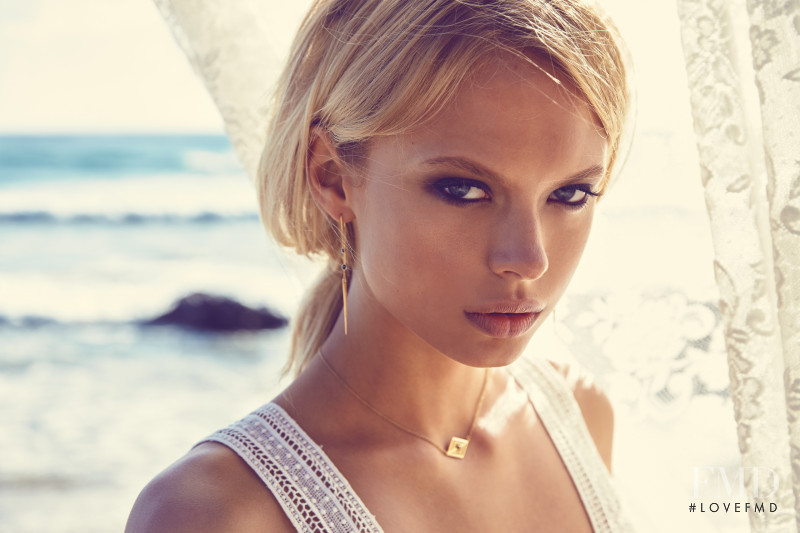 Victoria Germyn featured in  the Temple of the sun advertisement for Autumn/Winter 2016