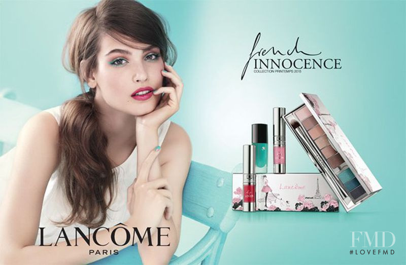 Alma Jodorowsky featured in  the Lancome advertisement for Winter 2014