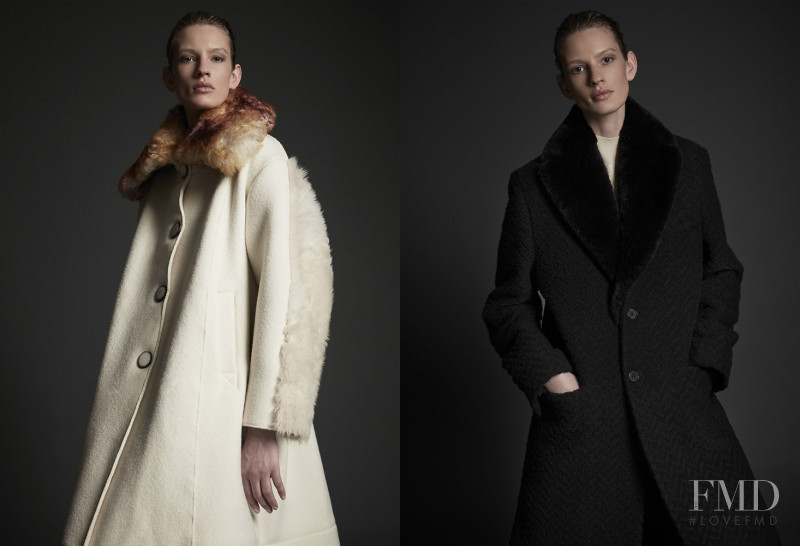 Ilvie Wittek featured in  the Major Giovanni Allegri advertisement for Autumn/Winter 2018