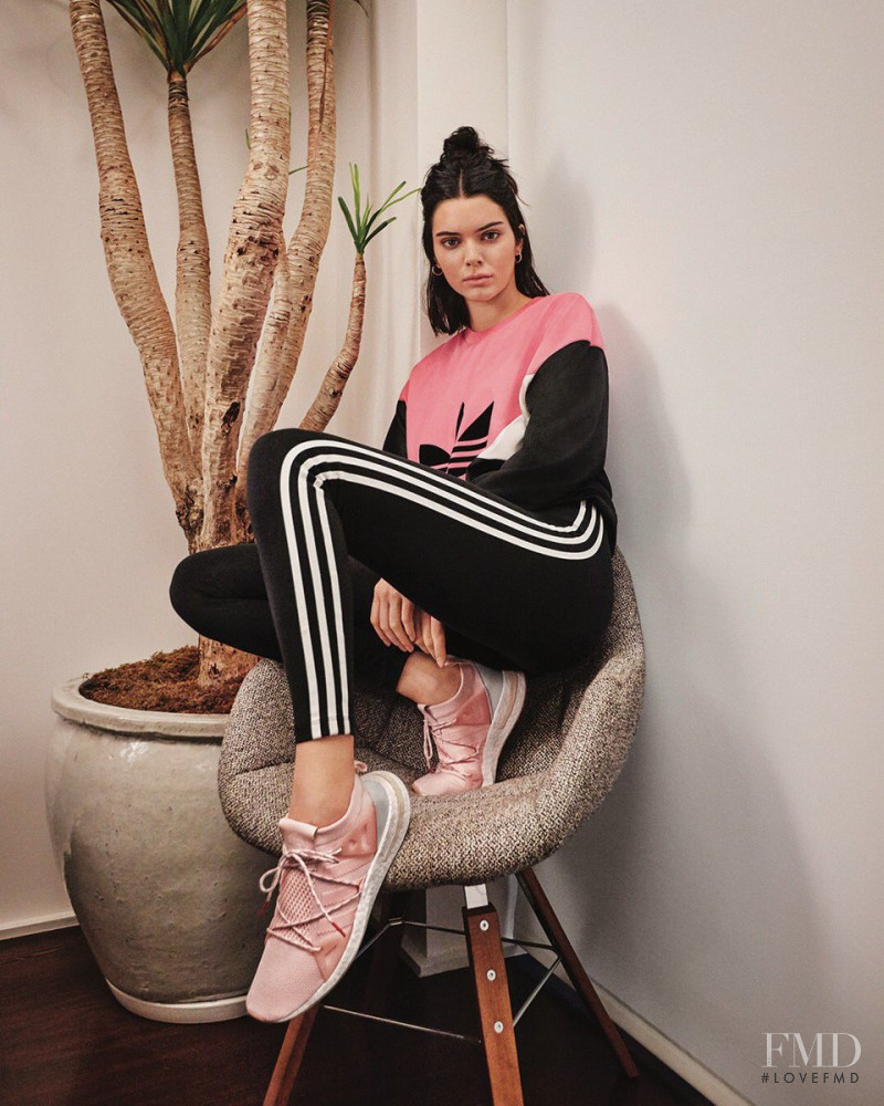 Kendall Jenner featured in  the Adidas Originals Arkyn advertisement for Spring/Summer 2018