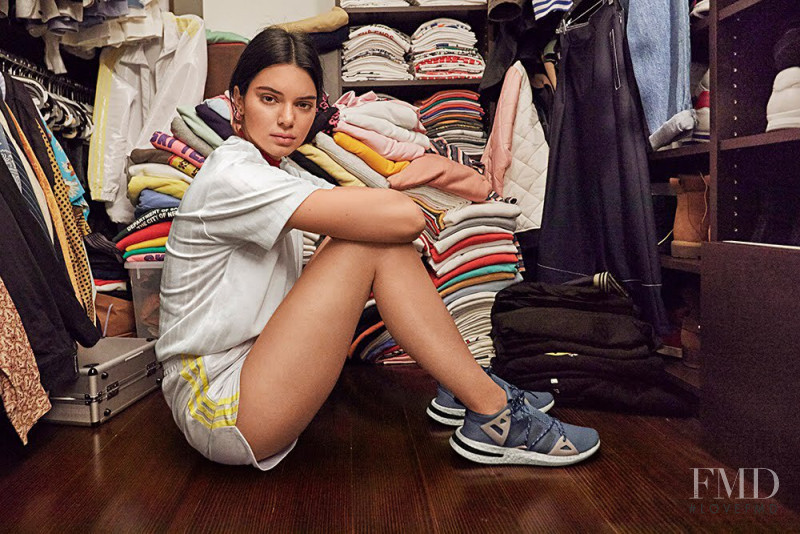 Kendall Jenner featured in  the Adidas Originals Arkyn advertisement for Spring/Summer 2018