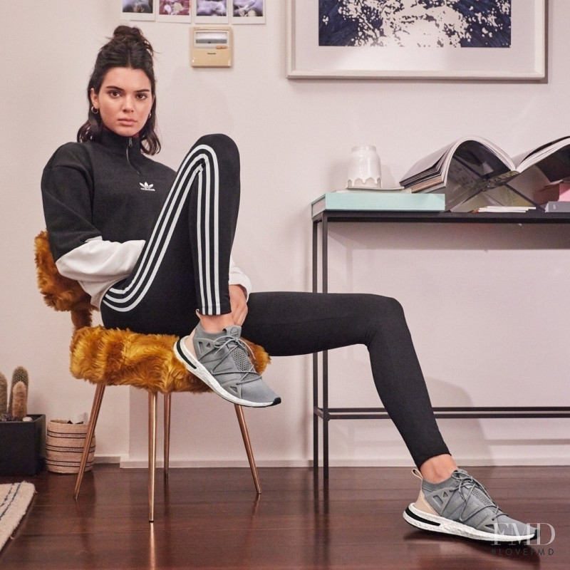 Kendall Jenner featured in  the Adidas Originals Arkyn advertisement for Spring/Summer 2018