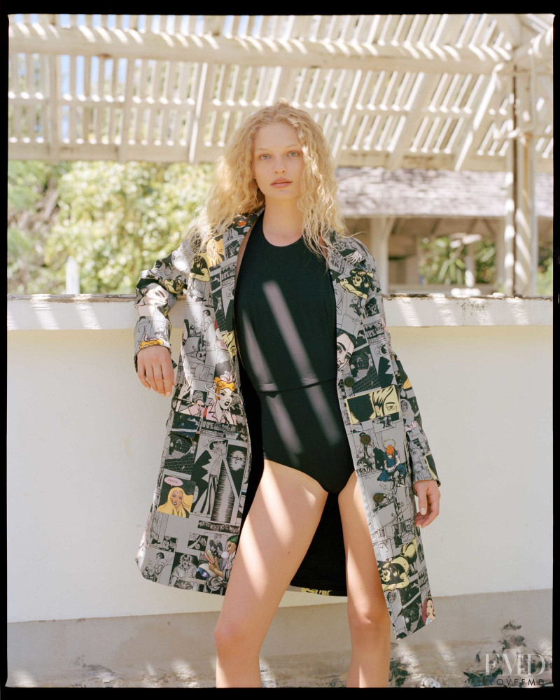 Frederikke Sofie Falbe-Hansen featured in  the Browns fashion show for Spring/Summer 2018
