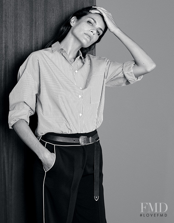 Missy Rayder featured in  the Seventy advertisement for Spring/Summer 2018