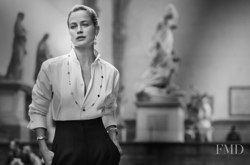 Carolyn Murphy featured in  the Buccellati advertisement for Spring/Summer 2018