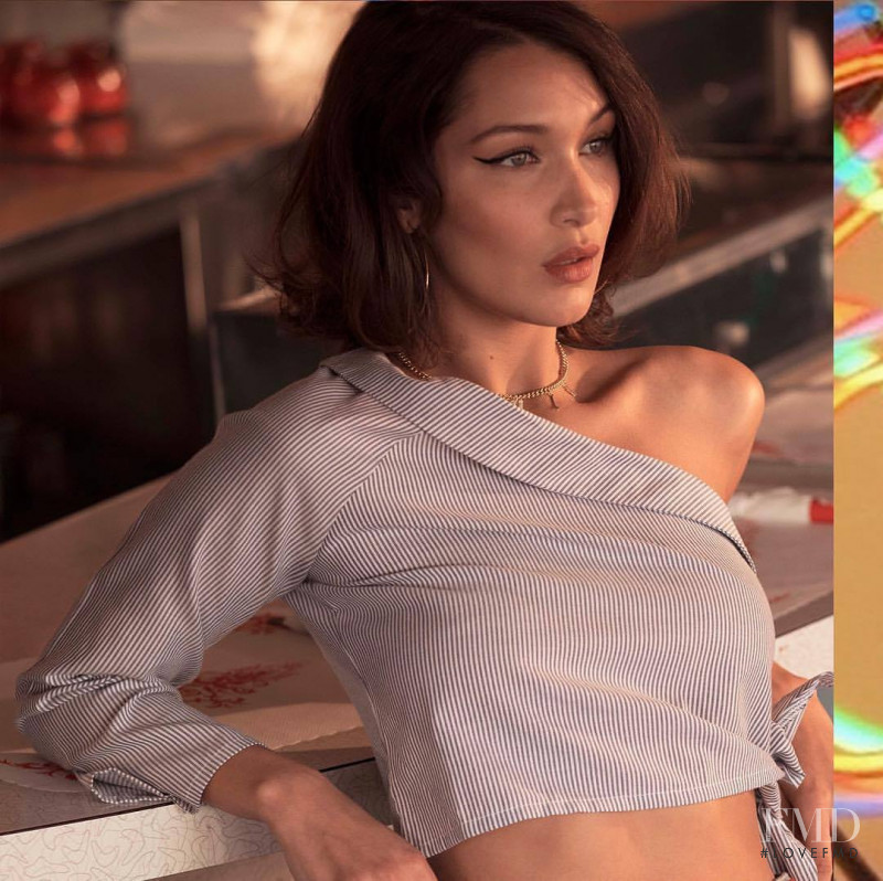 Bella Hadid featured in  the Penshoppe advertisement for Spring/Summer 2018