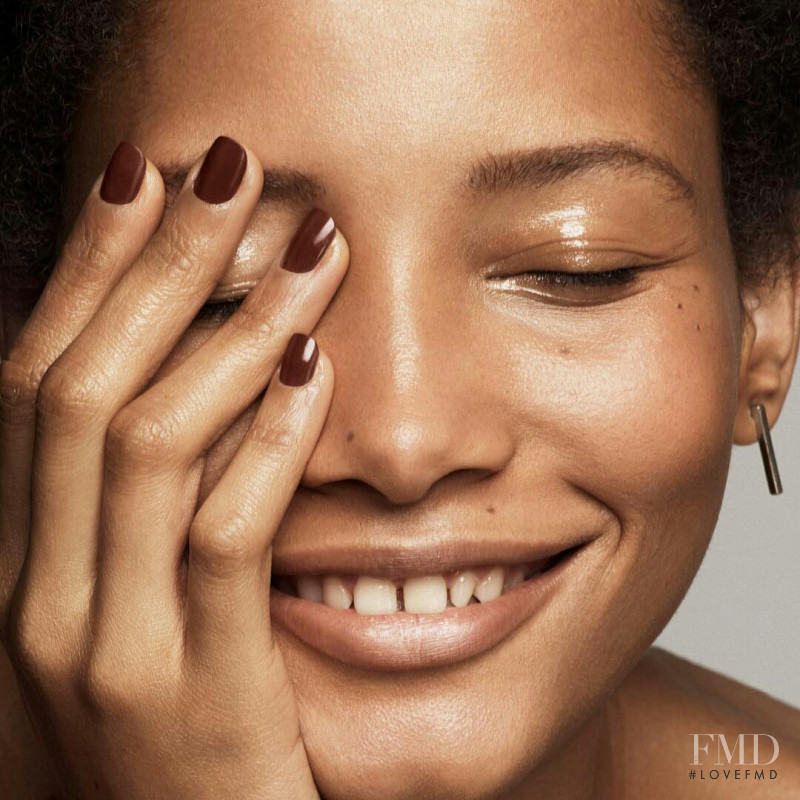 Lineisy Montero featured in  the H&M Beauty advertisement for Fall 2016