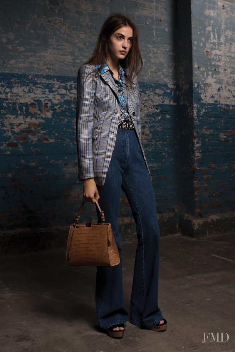 Camille Hurel featured in  the Michael Kors Collection lookbook for Pre-Fall 2018