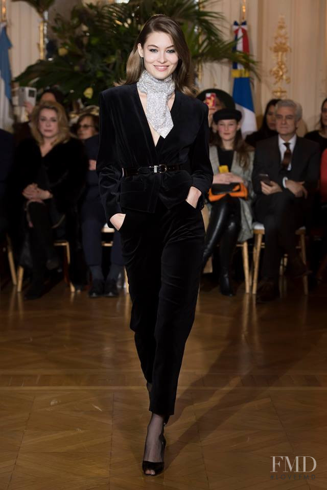 Grace Elizabeth featured in  the Vanessa Seward fashion show for Autumn/Winter 2018