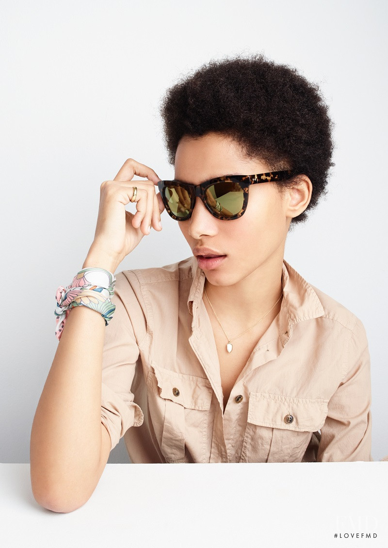 Lineisy Montero featured in  the J.Crew On-Trend Sunglasses lookbook for Spring/Summer 2017