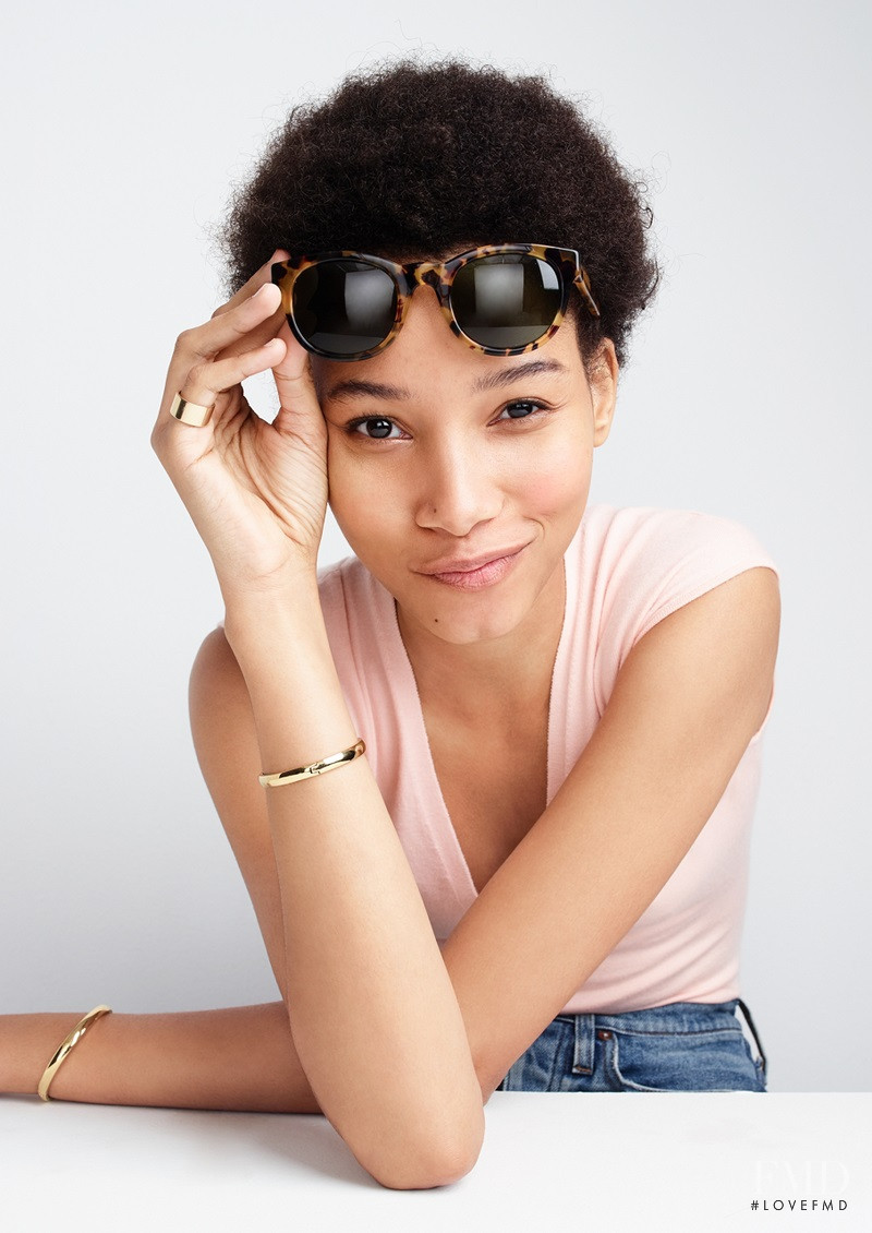 Lineisy Montero featured in  the J.Crew On-Trend Sunglasses lookbook for Spring/Summer 2017