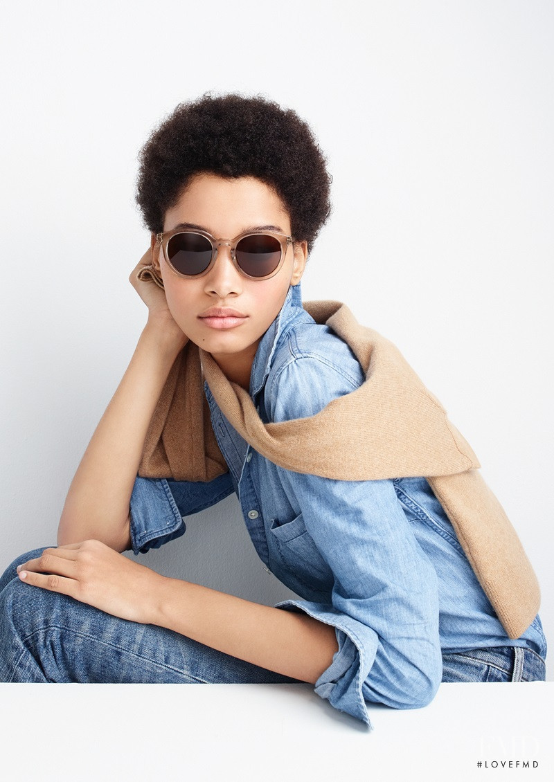 Lineisy Montero featured in  the J.Crew On-Trend Sunglasses lookbook for Spring/Summer 2017