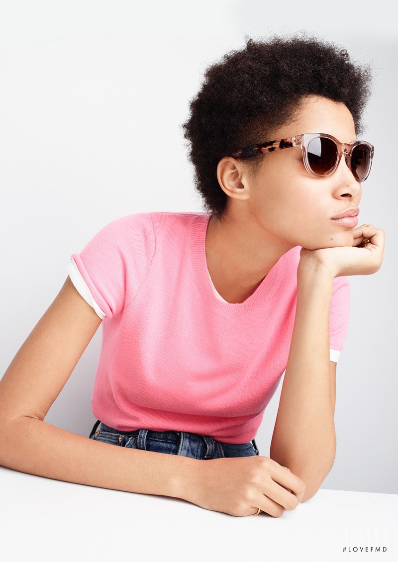 Lineisy Montero featured in  the J.Crew On-Trend Sunglasses lookbook for Spring/Summer 2017