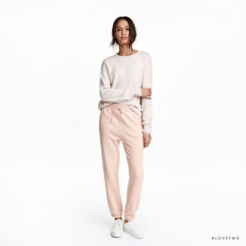 Joan Smalls featured in  the H&M catalogue for Winter 2016