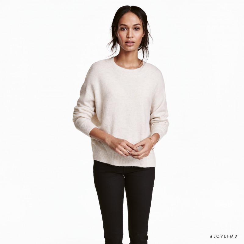 Joan Smalls featured in  the H&M catalogue for Winter 2016