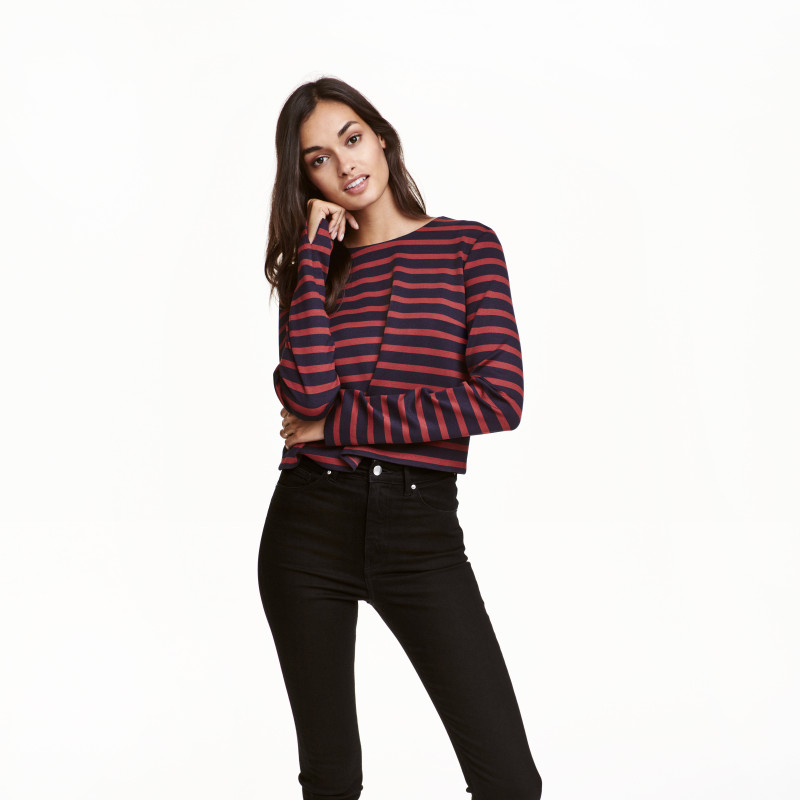 Gizele Oliveira featured in  the H&M catalogue for Winter 2016