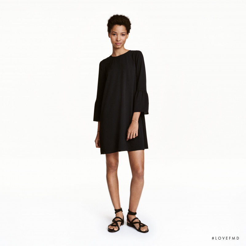 Lineisy Montero featured in  the H&M catalogue for Winter 2016