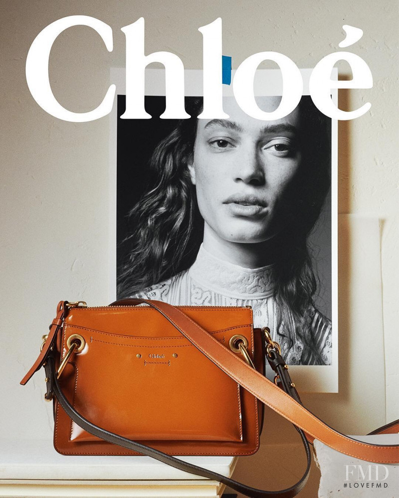 Sophie Koella featured in  the Chloe Handbags advertisement for Spring/Summer 2018