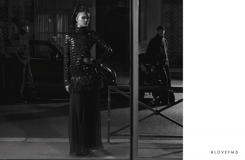 Anna Ewers featured in  the Chanel advertisement for Pre-Fall 2018