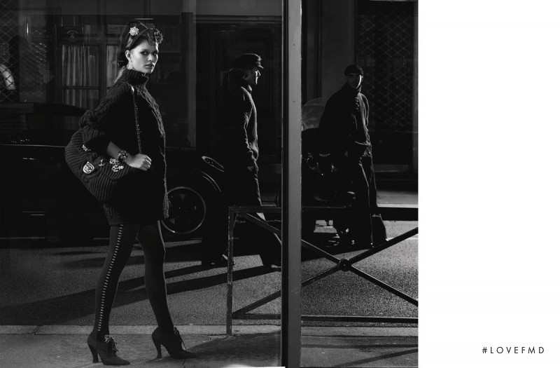 Anna Ewers featured in  the Chanel advertisement for Pre-Fall 2018